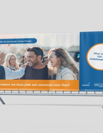 Spoorlaan Oss bouwhekdoek